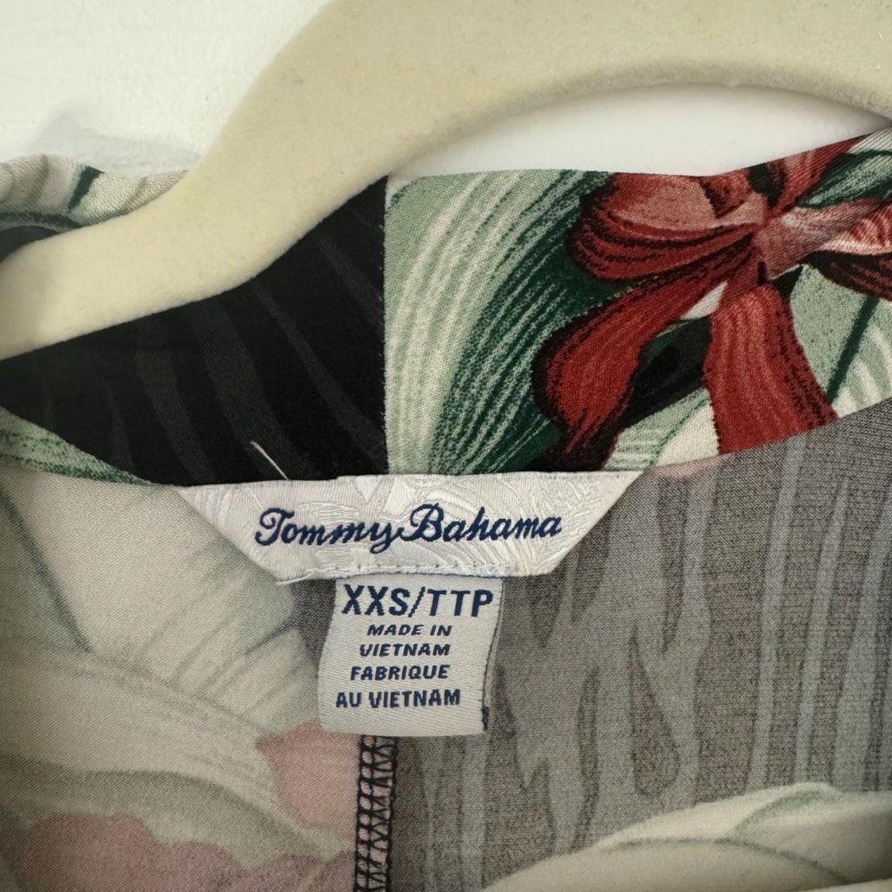 TOMMY BAHAMA Oceanic Orchid Maxi Dress - Black xxs - Picture 3 of 6